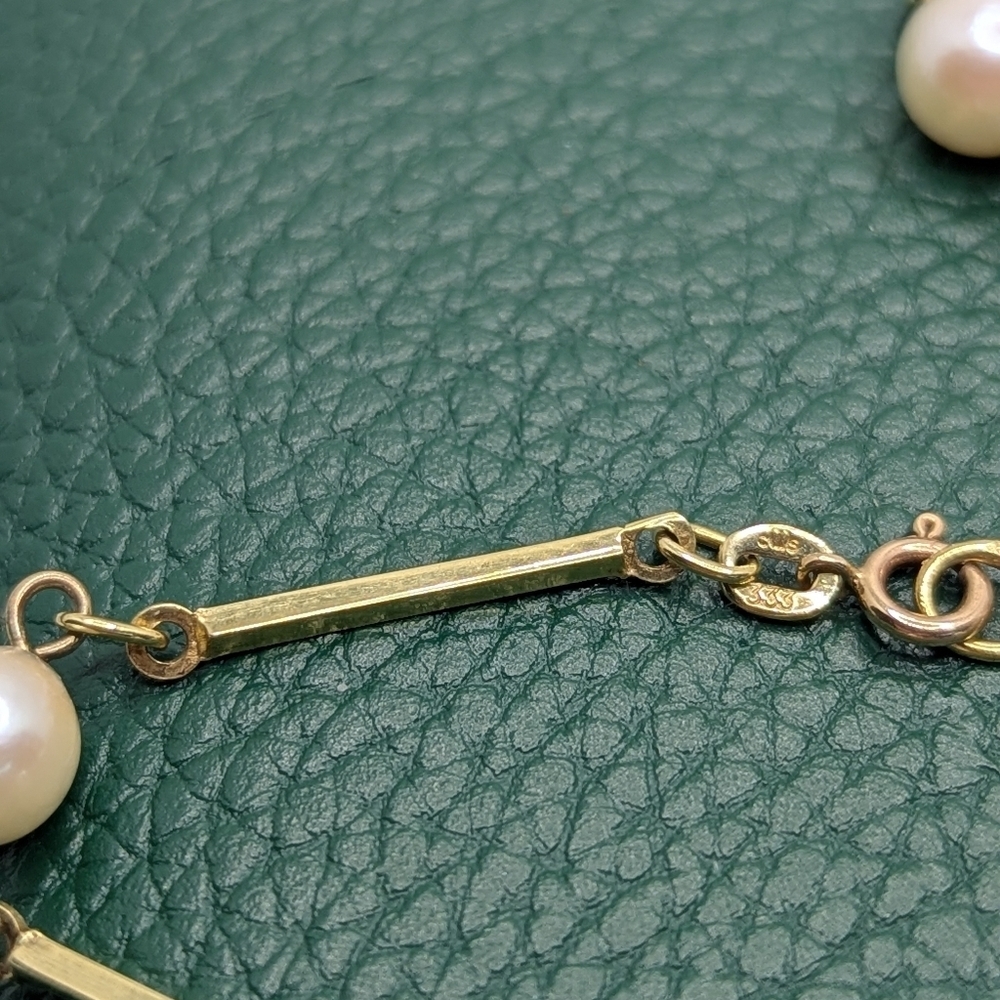 ✨ 8K Gold Natural Pearl Necklace ✨ - Picture 5 of 11